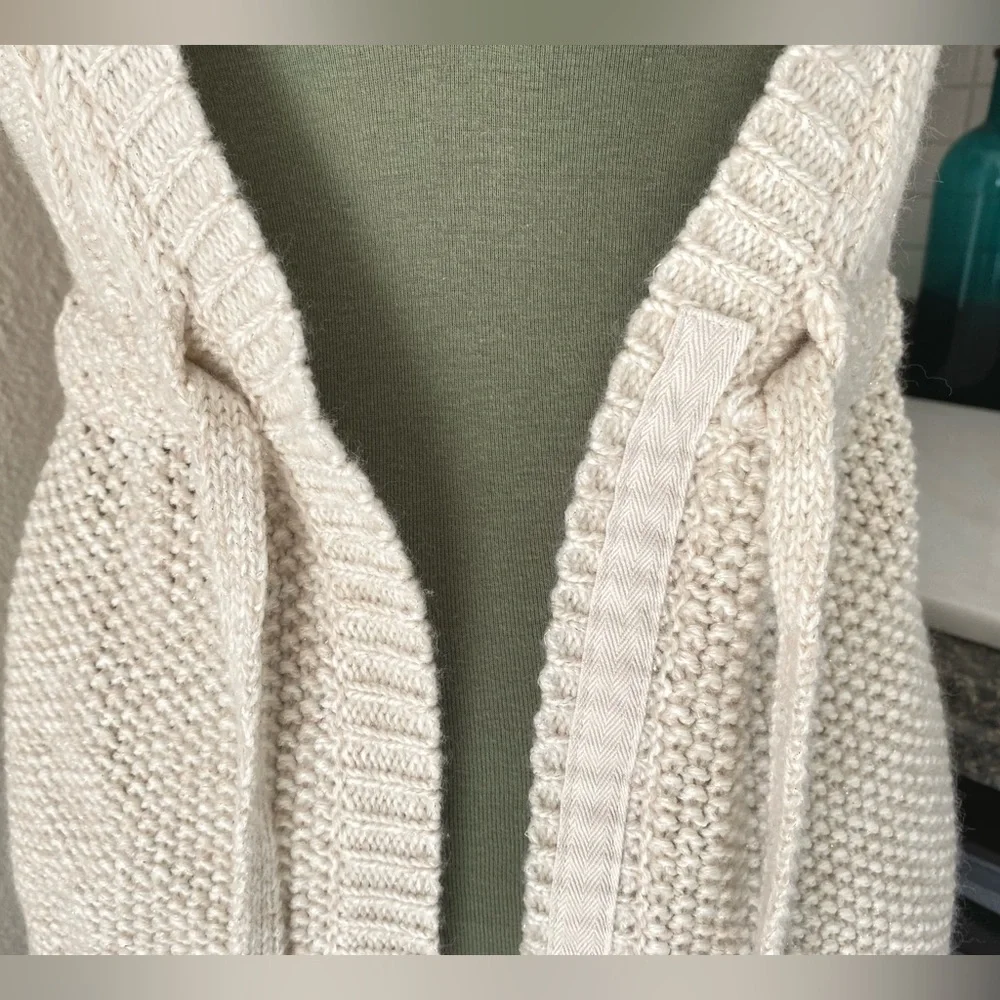 Y2k Aeropostale babydoll tie waist short sleeve cardigan sweater - Picture 10 of 13